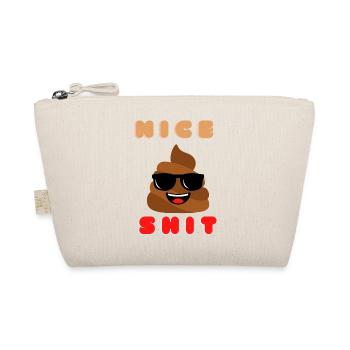 nice shit - Bio-Täschchen - Natur - Vorne