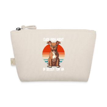 Don't Look At Me In That Tone Pitbull - Organic Pouch - nature - Front