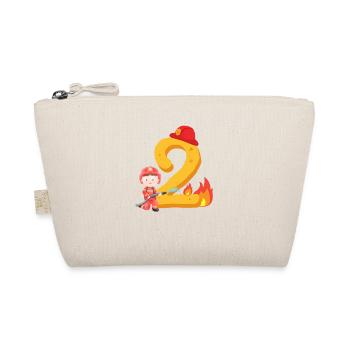 Second Fire Brigade Birthday Firefighter for the 2nd - Organic Pouch - nature - Front