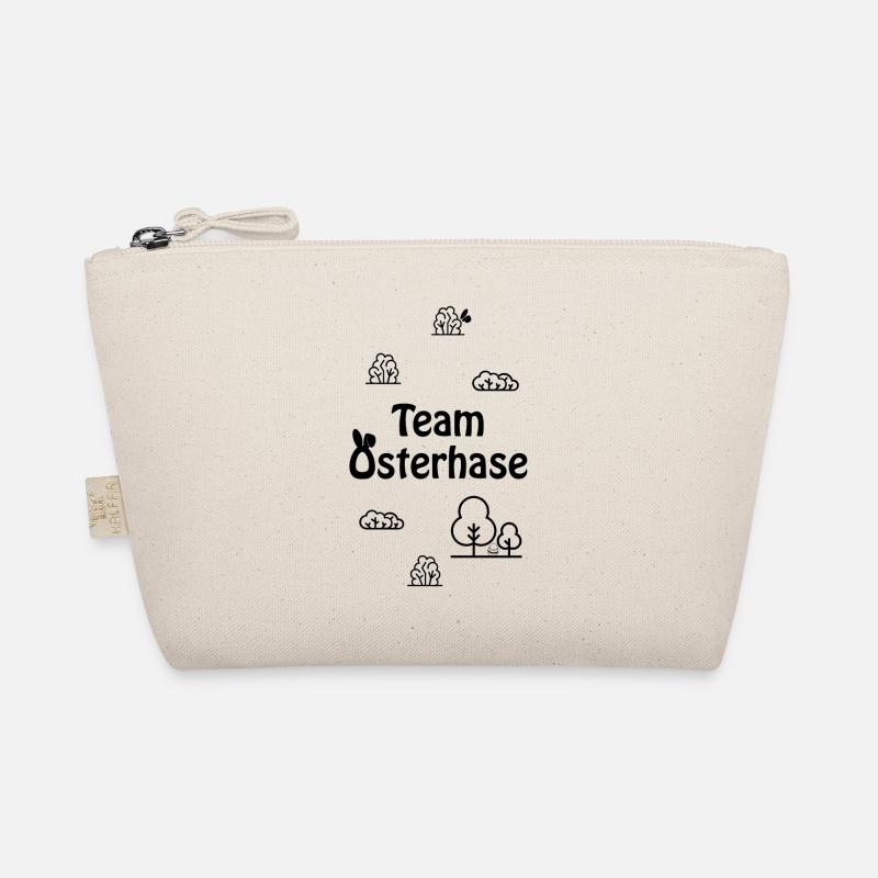 Team Easter Bunny | search and find bunny and easter egg Organic Pouch