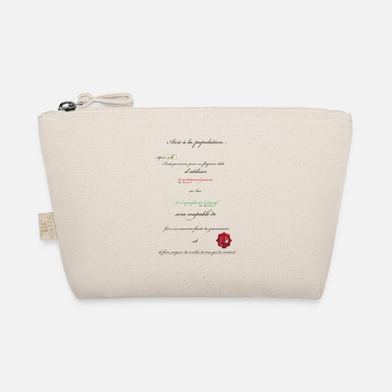 Grammar - Organic Pouch - nature