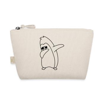 Penguin Dabbing - Organic Pouch - nature - Front