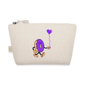 Donut Coeur de bande dessinée - Trousse biologique - nature - Devant