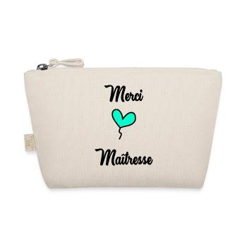 THANK YOU. THANKS. THANK YOU. ANNIVERSARY. BIRTH. - Organic Pouch - nature - Front
