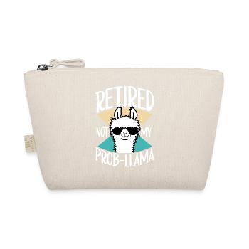 Not My Prob Llama Retirement Prob-Llama Retired - Organic Pouch - nature - Front