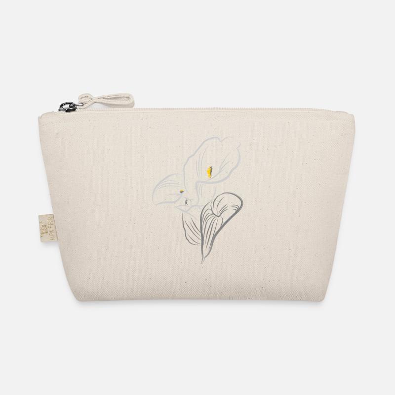 CALLA YELLOW-GREY Organic Pouch