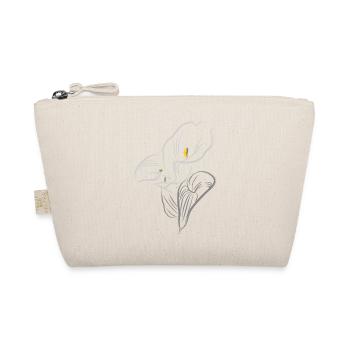 CALLA YELLOW-GREY - Organic Pouch - nature - Front