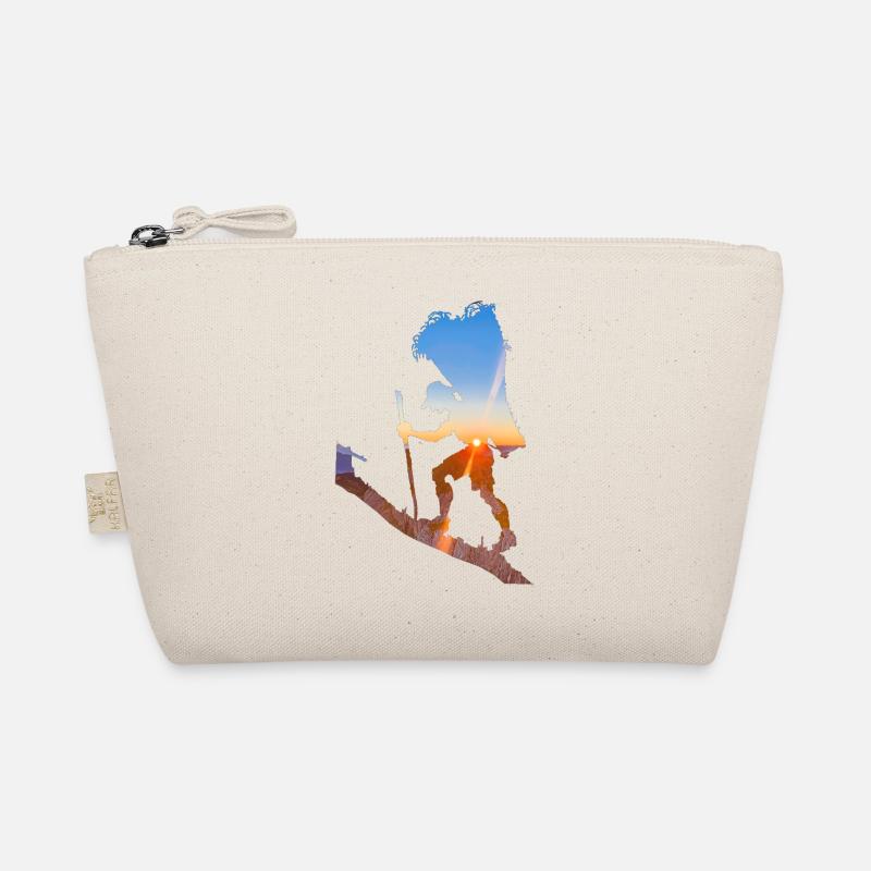 Mann mit Heukorb Bio-Täschchen