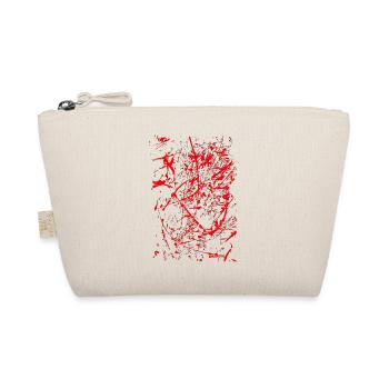 "Abstract 69" by Acryl Galerie & Design - Organic Pouch - nature - Front