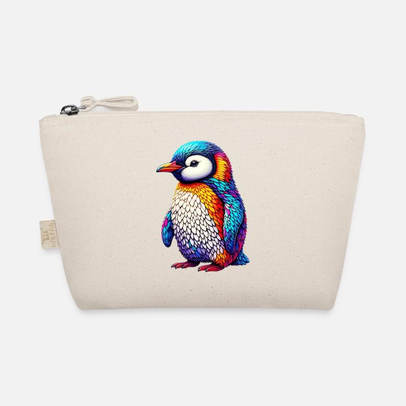 Pinguin - Bio-Täschchen - Natur