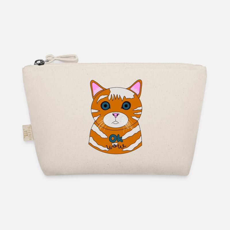 Chat étonné Ok Wow Trousse biologique