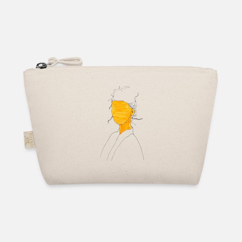 Woman - Fine Popart Drawing Organic Pouch