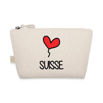 SCHWEIZ. LAND. GENF. HUMOR. FLAGGE - Bio-Täschchen - Natur - Vorne