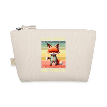 Fuchs Morgenmuffel - Bio-Täschchen - Natur - Vorne