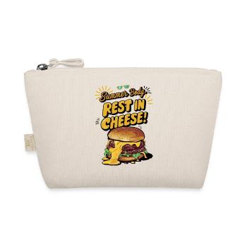 Summer Body: Rest in Cheese Funny Summer Saying - Organic Pouch - nature - Front