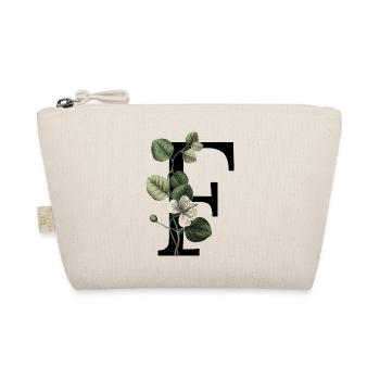 Buchstabe F Grün Botanisch - Bio-Täschchen - Natur - Vorne