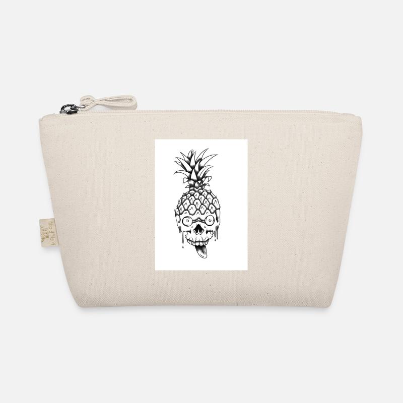 Crazy Pineapple - Bio-Täschchen - Natur