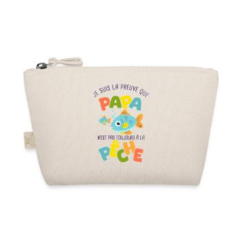 papa pêche pêcheur naissance bébé nourrisson - Trousse biologique - nature - Devant
