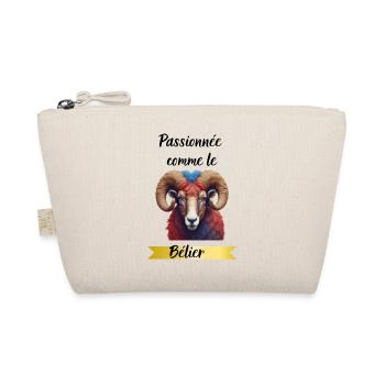 Passionnée comme le bélier - Trousse biologique - nature - Devant