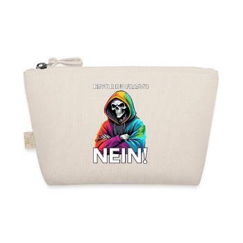 Bevor du fragst NEIN Lustiger Spruch - Bio-Täschchen - Natur - Vorne