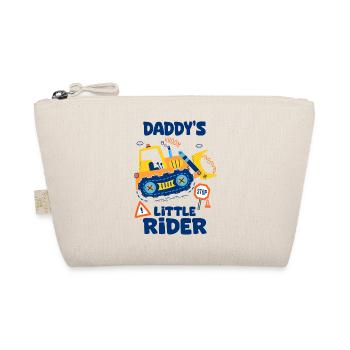 petit pilote de papa bébé buldozer engins chantier - Trousse biologique - nature - Devant
