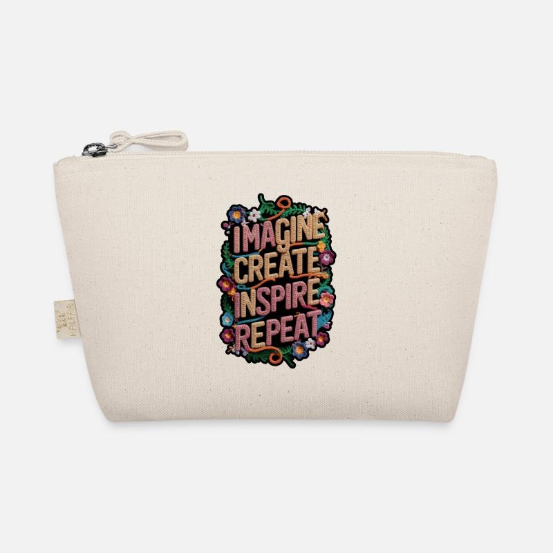 Imagine create inspire repeat Organic Pouch