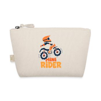 Fahrer Baby Kind Biker Motocross - Bio-Täschchen - Natur - Vorne