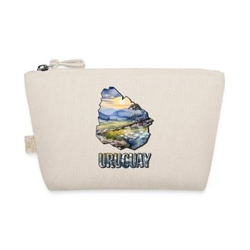 Watercolor Map of Uruguay - Organic Pouch - nature - Front