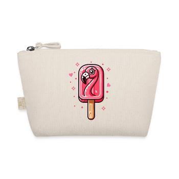 Joli motif de glace flamant rose pour l’été - Trousse biologique - nature - Devant