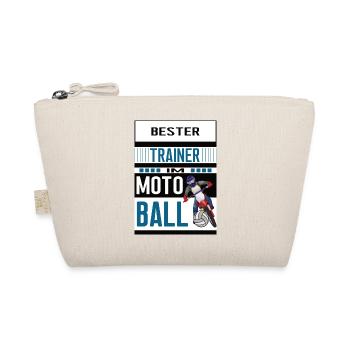 Motoball Trainer Bester Motoballtrainer Motorrad - Bio-Täschchen - Natur - Vorne