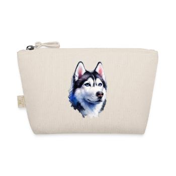 Majestic Husky Portrait - Organic Pouch - nature - Front