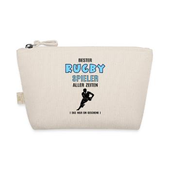 Rugby Spieler Bester Rugbyer Geburtstag Rugbyspiel - Bio-Täschchen - Natur - Vorne
