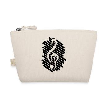 Music clef note melody musical note audio - Organic Pouch - nature - Front