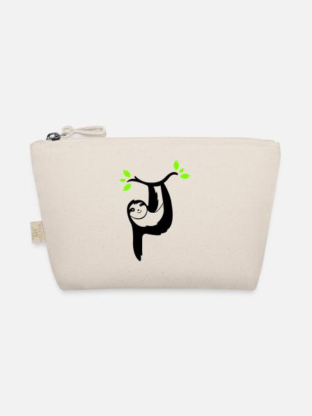 sloth 01 - Organic Pouch - nature - Front