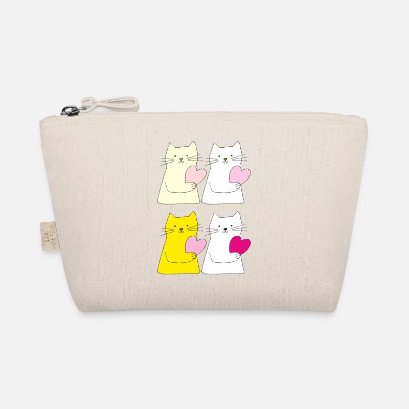 Chats 4 fois colorés Trousse biologique