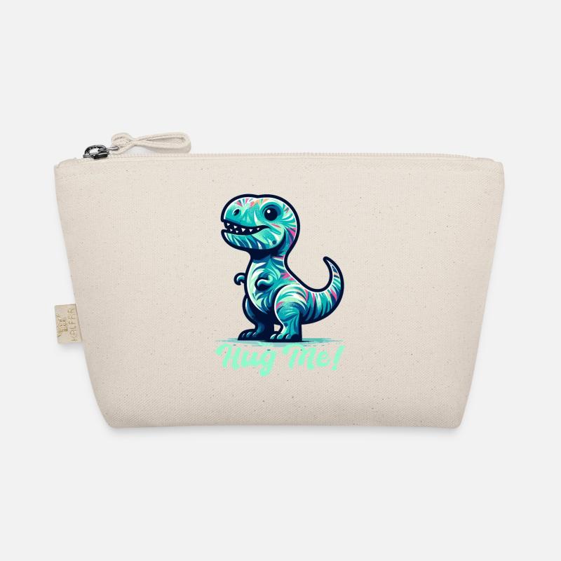 T-Rex Hug Me Hug Gift Organic Pouch