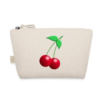 Cerises jumelles avec feuilles - Trousse biologique - nature - Devant