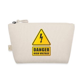 High Voltage Warning Sign - Organic Pouch - nature - Front