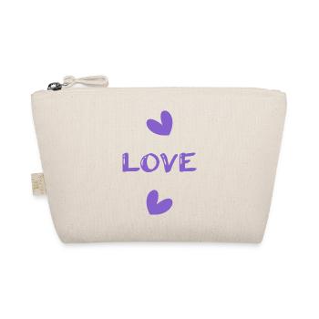 LIEBE. PAAR. GERADE VERHEIRATET. Junggesellinnenabschied. VALENTINSTAG. - Bio-Täschchen - Natur - Vorne
