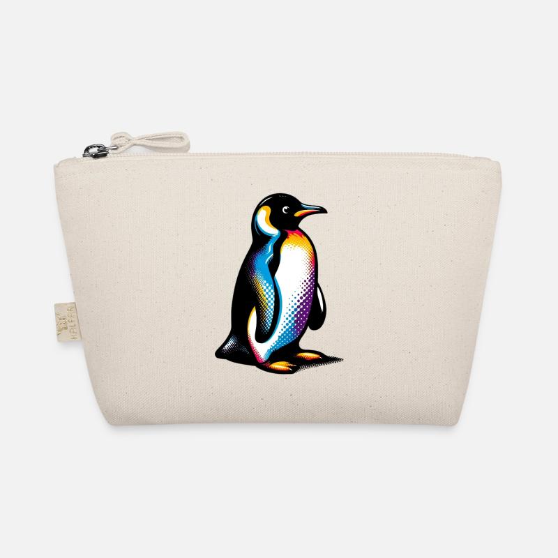 Pinguin - Bio-Täschchen - Natur