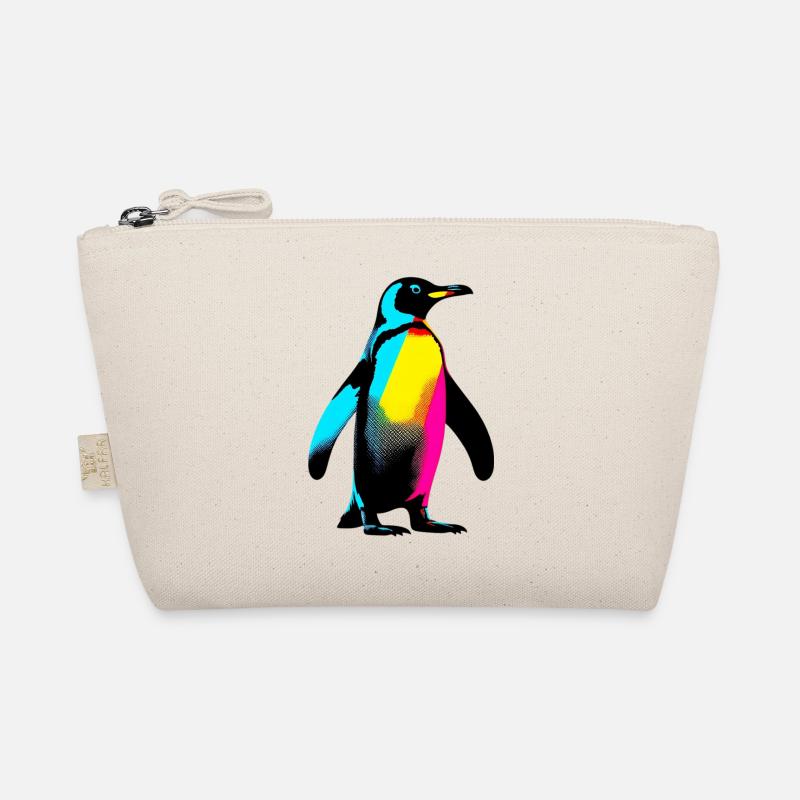 Pinguin - Bio-Täschchen - Natur