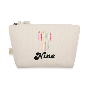 9e anniversaire bougie - Trousse biologique - nature - Devant