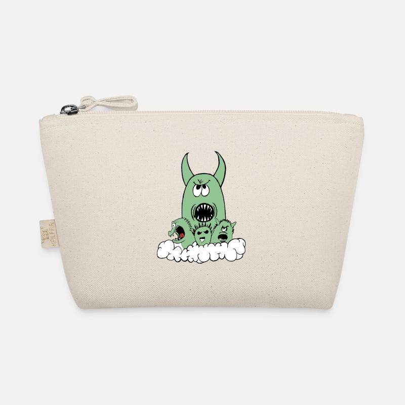Cute Yet Terrifying Monster Crew Organic Pouch