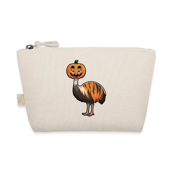 Halloween Oiseau Autruche Emu Citrouille Drôle Fantaisiste - Trousse biologique - nature - Devant
