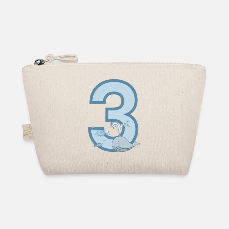 Zahl 3 Bio-Täschchen