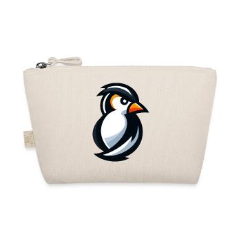 Süßer Pinguin Cartoon Minimalistisch Abstrakt Cool - Bio-Täschchen - Natur - Vorne