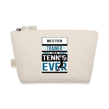 Tennis Trainer Bester Tennistrainer Team Verein - Bio-Täschchen - Natur - Vorne