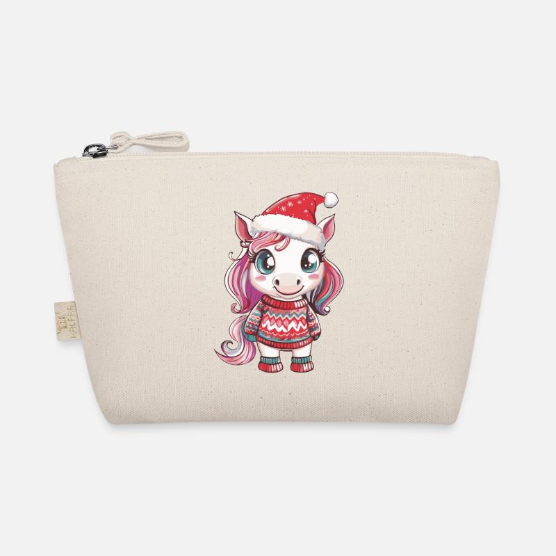 Unicorn Christmas Organic Pouch