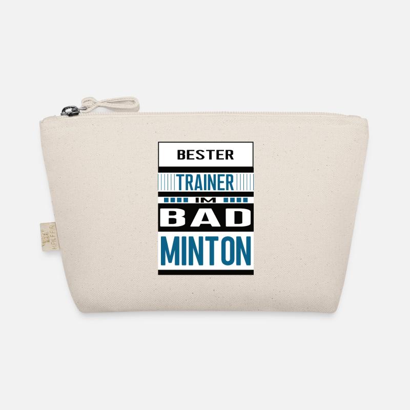 Badminton Trainer Bester Badmintontrainer Coach Bio-Täschchen