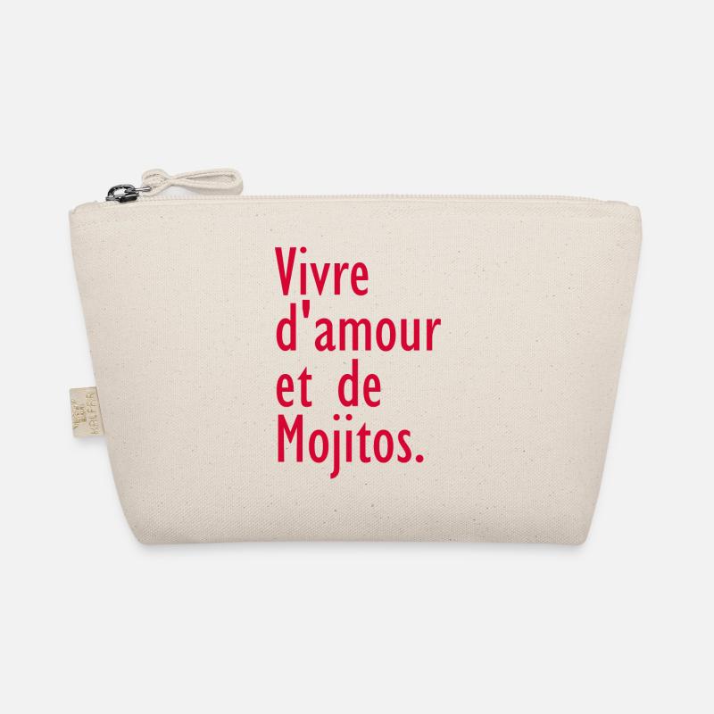 Leben von Liebe und Mojitos Bio-Täschchen